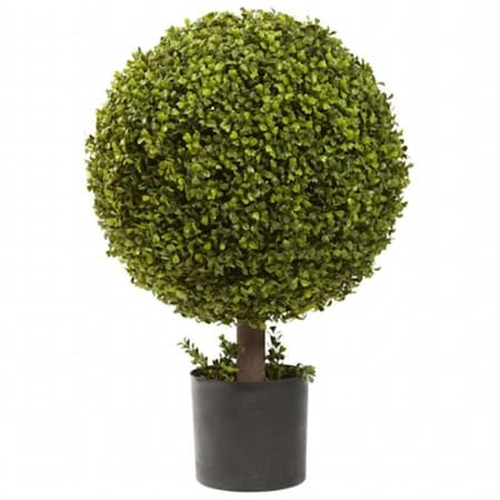Nearly Natural 27 Inch Boxwood Ball Topiary 5919